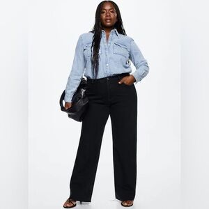 Mango Nora Wide Leg Jeans 14